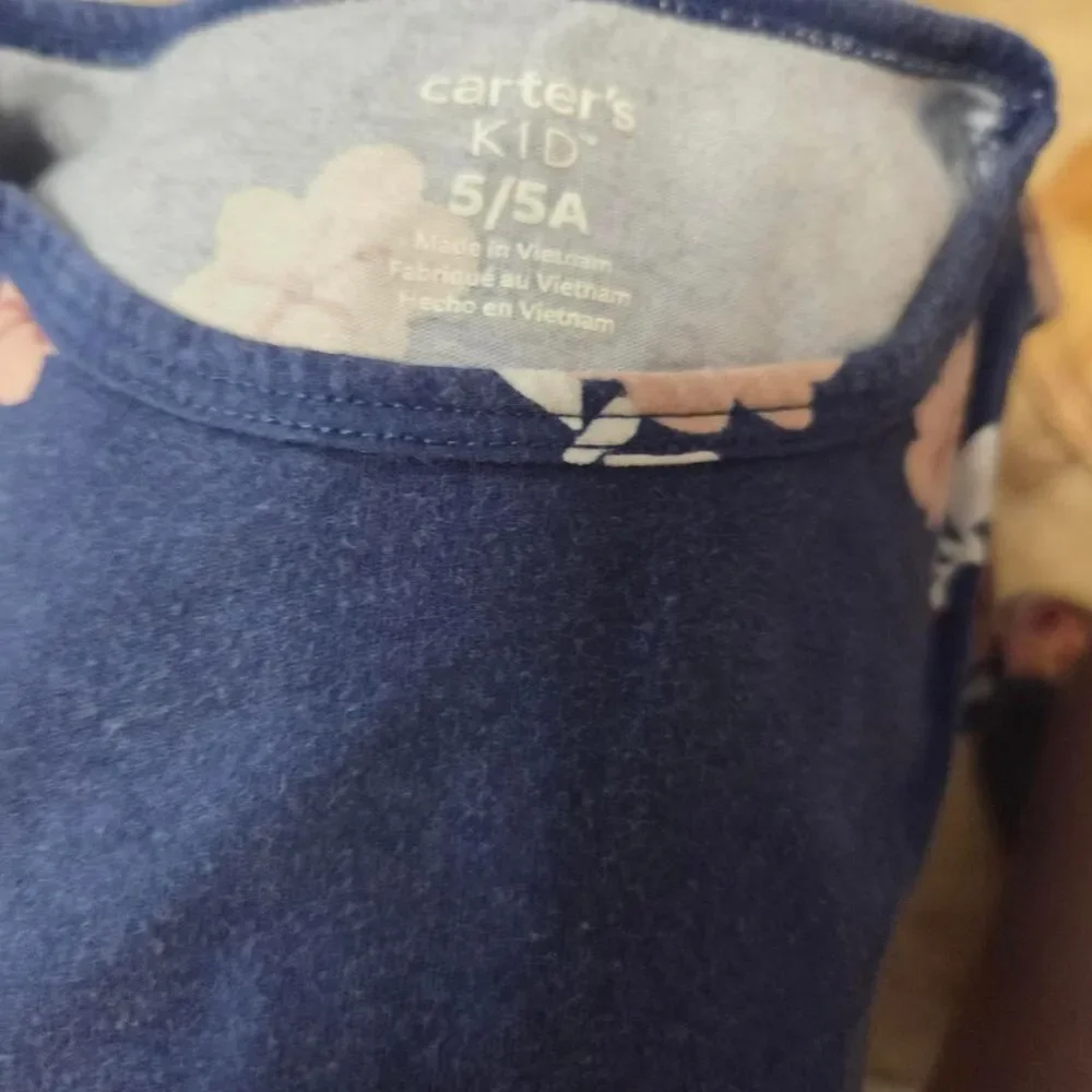 Carter-s Blue and Navy Dress